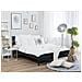 Letto A Doghe Blu Scuro Con Rete 140 X 200 Cm Olivet - Foto miniatura 2