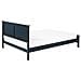 Letto A Doghe Blu Scuro Con Rete 140 X 200 Cm Olivet - Foto miniatura 11