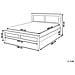Letto A Doghe Blu Scuro Con Rete 140 X 200 Cm Olivet - Foto miniatura 4