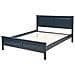 Letto A Doghe Blu Scuro Con Rete 140 X 200 Cm Olivet - Foto miniatura 25