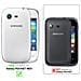 Custodia Compatibile Con Samsung Galaxy Pocket Neo In Magnesio Bianco - Coperchio Protettivo In Ecopelle Testurizzata E Tasca Per Carte Di Credito - Foto miniatura 2