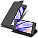 Custodia Compatibile Con Sony Xperia Xa In Nero Di Notte - Coperchio Protettiva Con Chiusura Magnetica, Funzione Stand E Tasca Per Le Carte - Foto miniatura 3