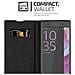 Custodia Compatibile Con Sony Xperia Xa In Nero Di Notte - Coperchio Protettiva Con Chiusura Magnetica, Funzione Stand E Tasca Per Le Carte - Foto miniatura 8