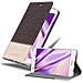 Custodia Compatibile Con Huawei P8 Lite 2015 In Antracite Oro - Coperchio Protettiva Con Chiusura Magnetica, Funzione Stand E Tasca Per Le Carte - Foto miniatura 1