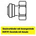 Adattatore Per Tubo Da 5/8 Per Raccordo A Vite Per Tubi Flessibili Da 3/8 - Foto miniatura 2