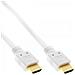 Cavo High Speed Hdmi Ethernet Maschio / Maschio, 7,5mt, Premium, Contatti Dorati, Bianco - Foto miniatura 1