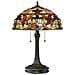 Lampada Da Tavolo Tiffany A 2 Luci Vintage Bronzo, E27 - Foto miniatura 4