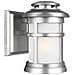 Lanterna Da Parete Per Esterno 1 Luce, Acciaio Verniciato Spazzolato, Ip44, E27 - Foto miniatura 1