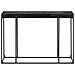 Tavolo Consolle Nero 110x35x76 Cm Massello Di Acacia E Mango - Foto miniatura 2