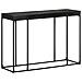 Tavolo Consolle Nero 110x35x76 Cm Massello Di Acacia E Mango - Foto miniatura 8
