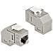 Modulo Keystone Da Jack Rj45 A Jack Rj45 Cat. 6a Angolato A 90° - Foto miniatura 2
