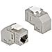 Modulo Keystone Da Jack Rj45 A Jack Rj45 Cat. 6a Angolato A 90° - Foto miniatura 1