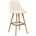 Sedie da Bar 2 pz Crema in Velluto - Foto miniatura 3