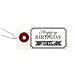 Etichette Bianche + Timbro Di Legno 'happy Birthday' - Foto miniatura 1