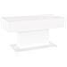 Tavolino da Salotto Bianco 96x50x45 cm in Legno Multistrato - Foto miniatura 2