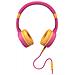 Lol&roll Pop Kids Headphones Pink (music Share, Detachable Cable, <85 Db Volume Limit, Microphone)  - Foto miniatura 3