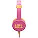 Lol&roll Pop Kids Headphones Pink (music Share, Detachable Cable, <85 Db Volume Limit, Microphone)  - Foto miniatura 4