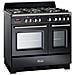 Cucina Elettrica MEM965TNNED 5 Fuochi a Gas 2 Forni Elettrici Classe A Dimensioni 90 x 60 cm Colore Nero Serie Mastercook - Foto miniatura 3