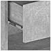 Comodini a Muro 2pz Grigio Cemento in Legno Multistrato - Foto miniatura 7