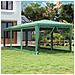 Tenda Per Feste Con 8 Pareti Laterali In Rete Verde 3x9 M Hdpe - Foto miniatura 1