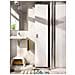Armadio Multiuso Lagalb, Mobile Multifunzione Portascope, Armadio Alto Multiuso A 1 Anta, 39x35h190 Cm, Bianco - Foto miniatura 1