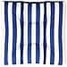 Cuscino Per Pallet Strisce Bianche E Blu 80x80x12 Cm In Tessuto - Foto miniatura 2
