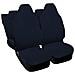 Coprisedili Auto Compatibili Per C1, Made In Italy, Set Di Copri Sedili Anteriori E Posteriori Con Copri Poggiatesta Incluso, Tessuto Poliestere, Colore - Blu - Foto miniatura 1