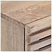 Comodino 40x34x46 cm in Legno Massello di Mango Sbiancato - Foto miniatura 10