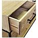 Mobile Credenza Da Ingresso Con Struttura In Legno E Metallo Con 3 Cassetti E Ripiano Inferiore Linea Industrial - Foto miniatura 4