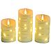 Candele A Led Senza Fiamma Con Telecomando (set Da 3) - Foto miniatura 1