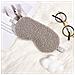Maschera Per Gli Occhi A Forma Di Orsetto Di Peluche Grey - Foto miniatura 4