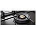 Piano Cottura P755CPRONE a Gas 5 Zone Cottura da 75 cm Colore Nero - Foto miniatura 2