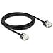 Cavo di rete RJ45 Cat. 6 UTP Ultra Slim da 3 m nero - Foto miniatura 2