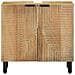 Mobile Lavabo Da Bagno Marrone 62x33x58 Cm Legno Massello Mango - Foto miniatura 3
