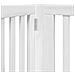 Cancello Cani Porta Pieghevole Bianco 6 Pannelli 480 cm Pioppo - Foto miniatura 8