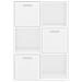 Armadietto Bianco 60x29,5x90 Cm In Legno Ingegnerizzato - Foto miniatura 6