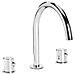 Rubinetteria Per Lavabo Pilcomayo Ottone Argento - Foto miniatura 2