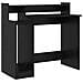 Scrivania Rovere nero 97 x 45 x 90 cm Legno multistrato - Foto miniatura 6