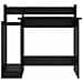 Scrivania Rovere nero 97 x 45 x 90 cm Legno multistrato - Foto miniatura 7