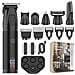 Tagliacapelli Multifunzionale 6-in-1 Impermeabile Con Base Di Ricarica Black - Foto miniatura 1