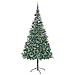 Albero di Natale artificiale Verde 210 cm PVC e Acciaio - Foto miniatura 3