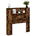 Testiera Rovere fumé 100 x 16,5 x 103,5 cm Legno multistrato - Foto miniatura 3
