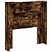 Testiera Rovere fumé 100 x 16,5 x 103,5 cm Legno multistrato - Foto miniatura 7