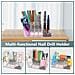 Scatola Portaoggetti Multifunzionale Per Nail Art - Organizer Trasparente In Plastica Pc Con Scomparti Multipli Transparent+black - Foto miniatura 5
