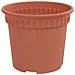 Vaso Rotondo per Fiori 6 pcs Rosso Mattone Ø 15 x 12 cm - Foto miniatura 5