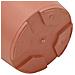 Vaso Rotondo per Fiori 6 pcs Rosso Mattone Ø 15 x 12 cm - Foto miniatura 8