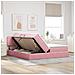 Letto con Contenitore con materasso Rosa 90 x 200 cm - Foto miniatura 3