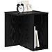 Tavolino 2 pcs Rovere Nero 37 x 32 x 40 cm Legno multistrato - Foto miniatura 3