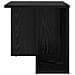 Tavolino 2 pcs Rovere Nero 37 x 32 x 40 cm Legno multistrato - Foto miniatura 6