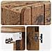 Mobiletto a muro Legno antico 33 x 34,5 x 94 cm - Foto miniatura 6